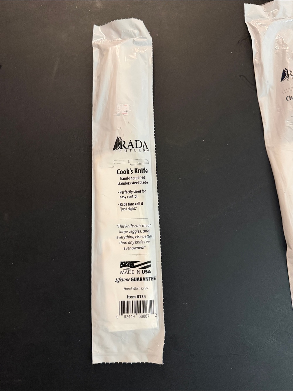 Rada Cutlery Silver Cook's Knife Sleeve Pack